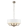 Endon 98933 - Candeeiro suspenso HIGHCLERE 6xE14/40W/230V branco/latão diâmetro 55 cm