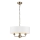 Endon 98934 - Candeeiro suspenso HIGHCLERE 3xE14/40W/230V branco/latão diâmetro 45 cm