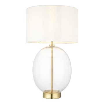 Endon 99292 - Candeeiro de mesa com dimmer KELDA 1xE27/10W/230V creme/dourado