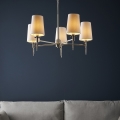 Endon 99457 - Lustre com corrente 5xE14/6W/230V cromado brilhante/branco