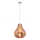Endon 99790 - Lustre suspenso por cabo EUROPA 1xE27/10W/230V castanho fumado