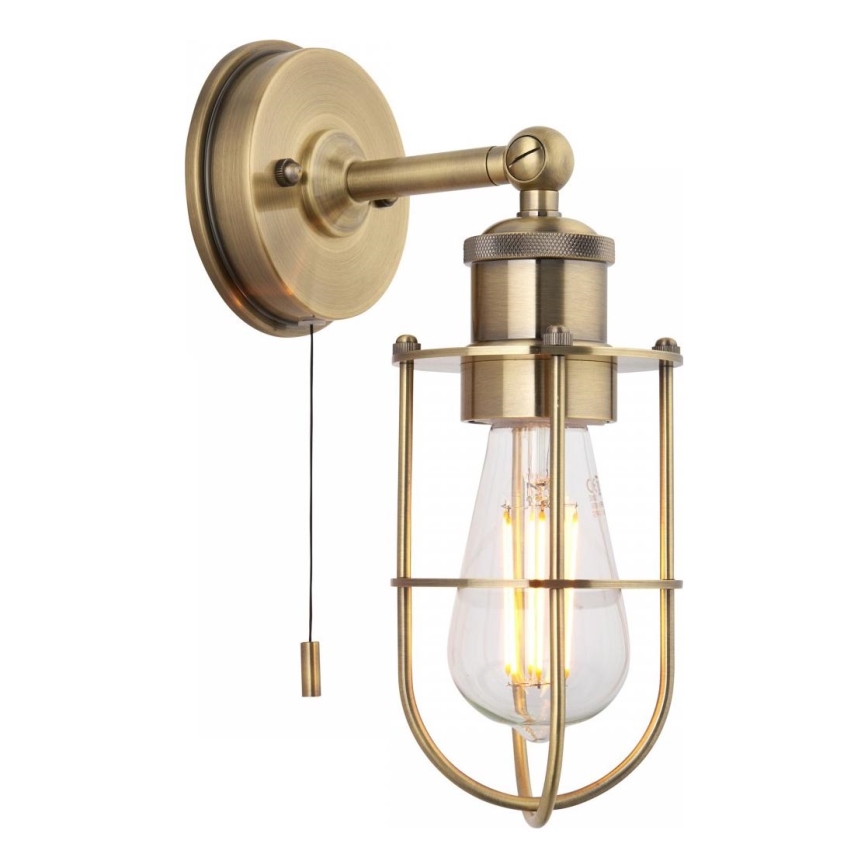 Endon 99952 - Iluminação de parede para casa de banho CREW 1xE27/6W/230V IP44 latão