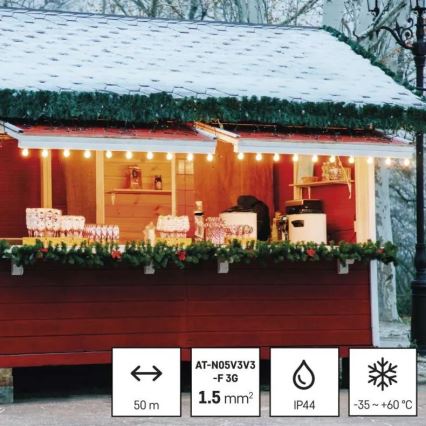 Enrolador com 4 tomadas 50m silicone IP44