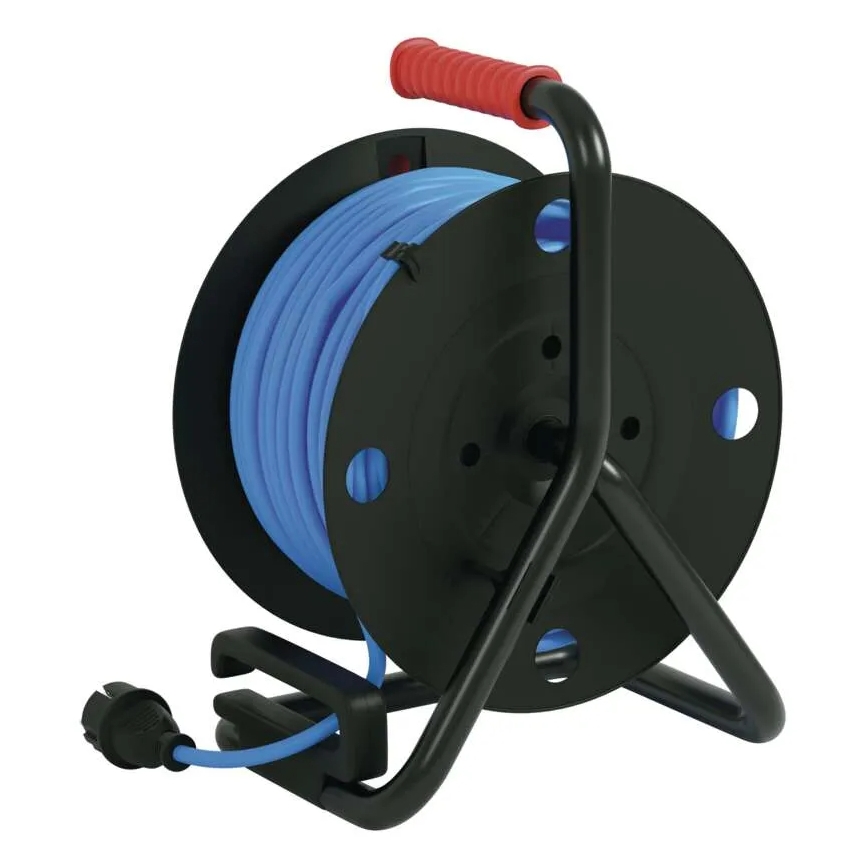 Enrolador com 4 tomadas 50m silicone IP44