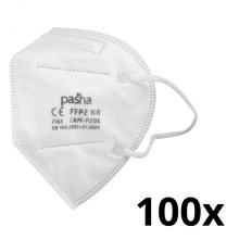 Equipamento de proteção - máscara FFP2 NR CE 2163 100pcs