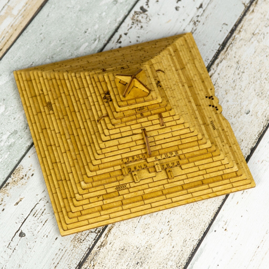 EscapeWelt - 3D puzzle mecânico de madeira Pirâmide
