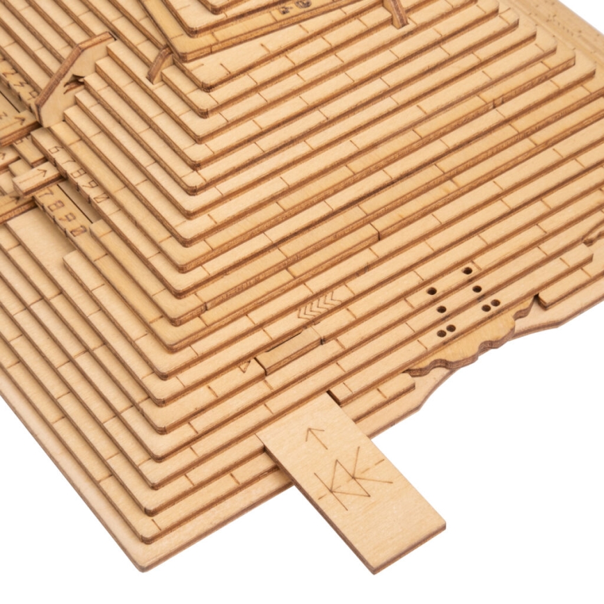 EscapeWelt - 3D puzzle mecânico de madeira Pirâmide