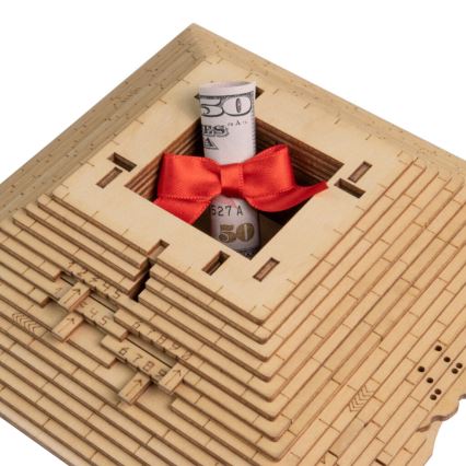 EscapeWelt - 3D puzzle mecânico de madeira Pirâmide