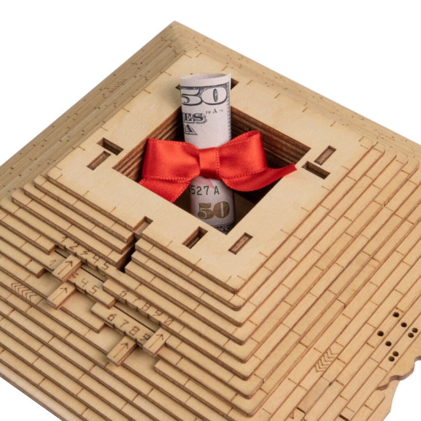 EscapeWelt - 3D puzzle mecânico de madeira Pirâmide