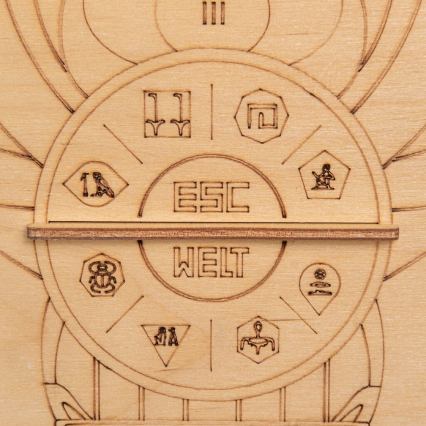 EscapeWelt - 3D puzzle mecânico de madeira Pirâmide