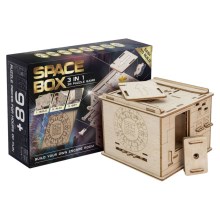 EscapeWelt - 3D puzzle mecânico de madeira Space box