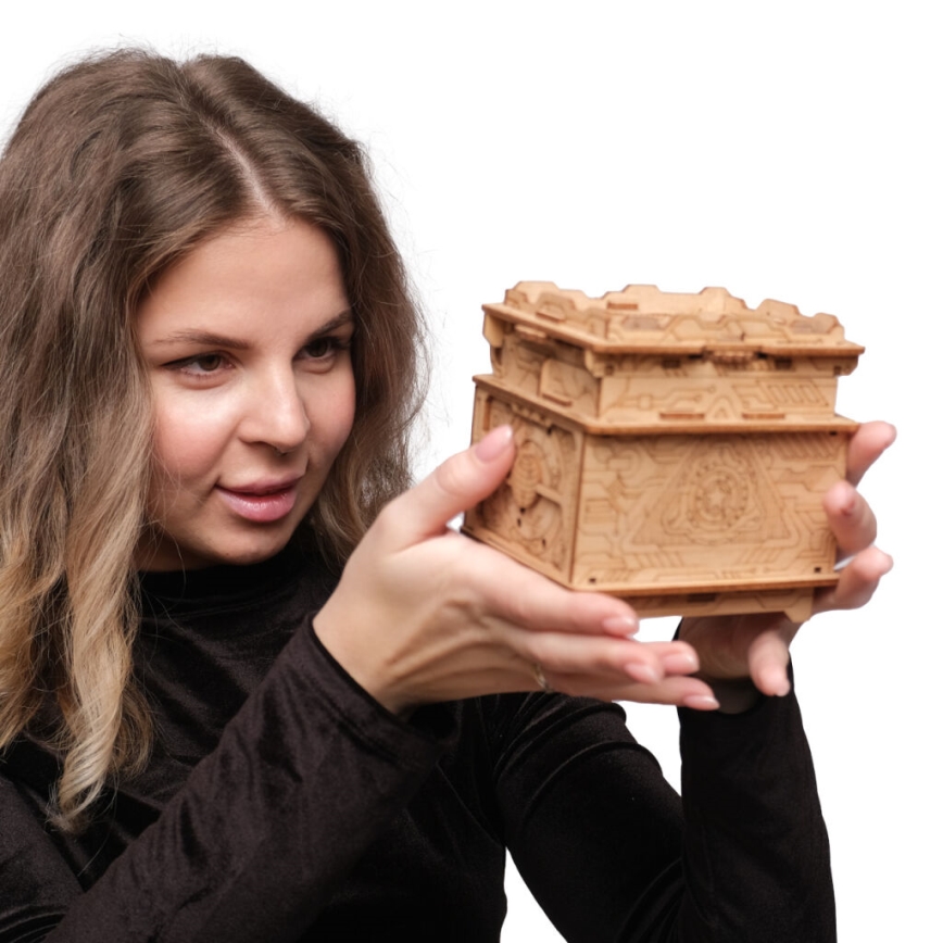 EscapeWelt - Puzzle de madeira Caixa orbital