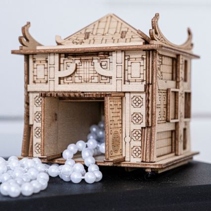 EscapeWelt - Puzzle de madeira Casa do dragão