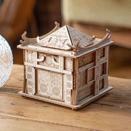 EscapeWelt - Puzzle de madeira Casa do dragão