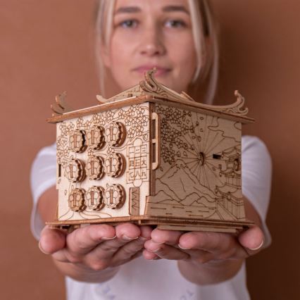 EscapeWelt - Puzzle de madeira Casa do dragão