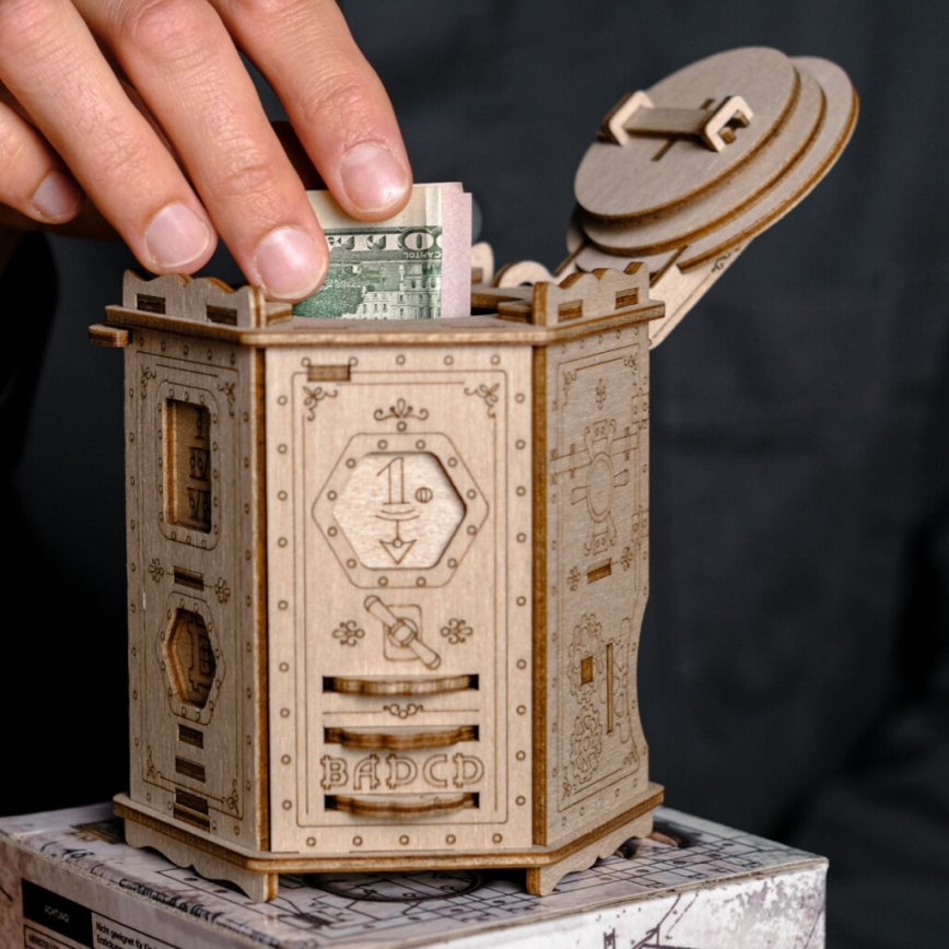 EscapeWelt - Puzzle de madeira Fort Knox Pro