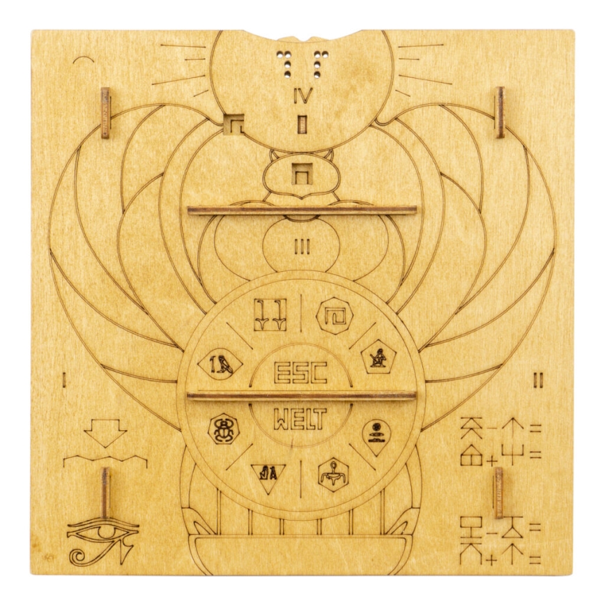 EscapeWelt - Puzzle de madeira Pirâmide