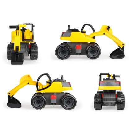 Escavadora GIGA TRUCKS 62 cm, amarela/preta