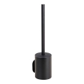 Escova de sanita 8x35,5 cm, aço inoxidável/preto