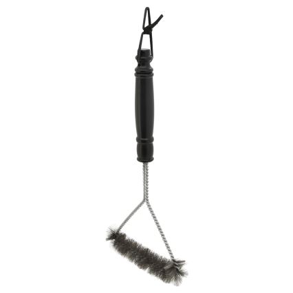 Escova para limpeza de grelhadores em aço inoxidável