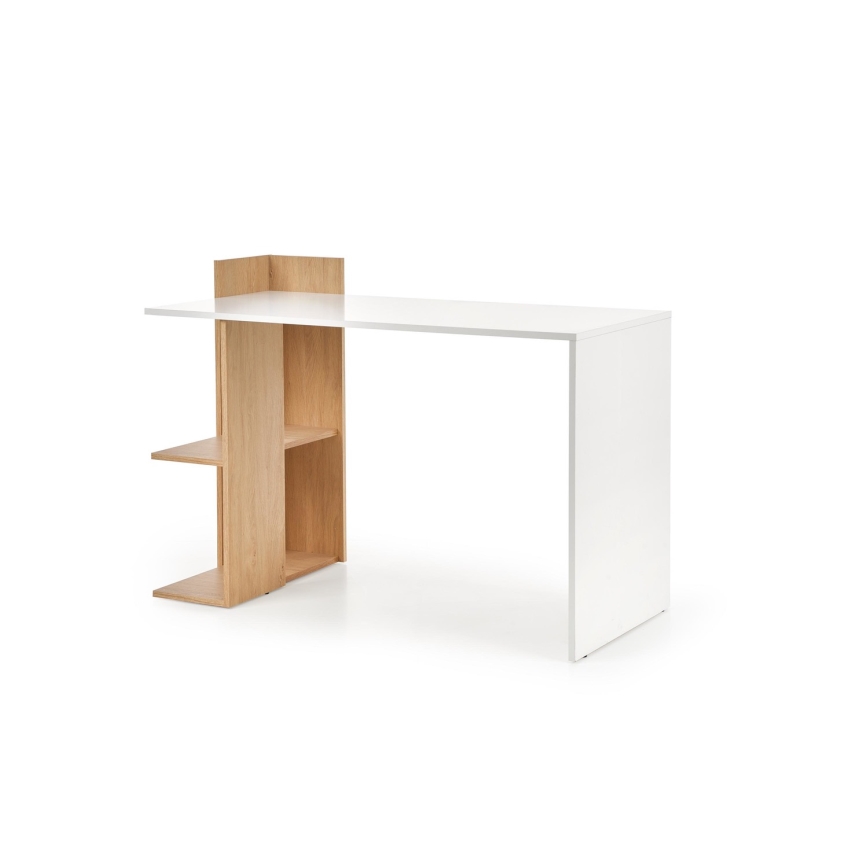 Escrivaninha COZYRA carvalho/branco