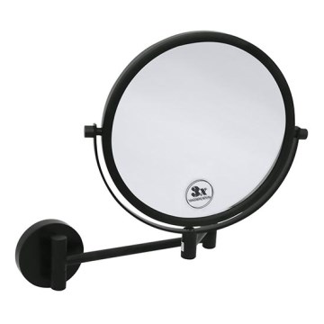 Espelho de maquilhagem 23x28 cm preto