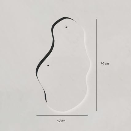 Espelho de parede AYNA 70x40 cm de nuvem