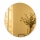 Espelho de parede HOUSEVITAMIN, diâmetro 30 cm, dourado