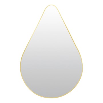 Espelho de parede RIVERSIDE 90x60 cm dourado