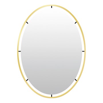 Espelho de parede SALEM 80x60 cm dourado