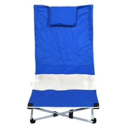 Espreguiçadeira de jardim azul