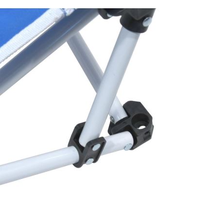 Espreguiçadeira de jardim azul