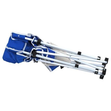 Espreguiçadeira de jardim azul