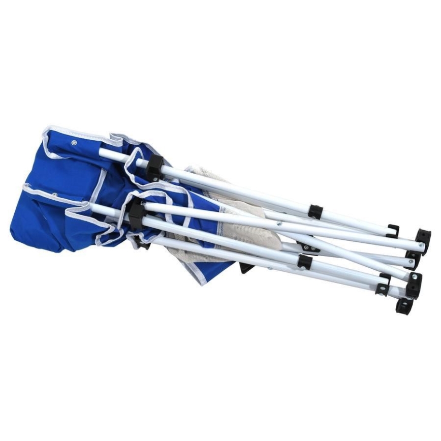 Espreguiçadeira de jardim azul