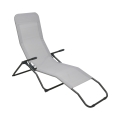 Espreguiçadeira de jardim FIKA 60x140 cm cinzenta