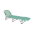 Espreguiçadeira dobrável e reclinável SUNO 56x190 cm turquesa