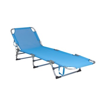 Espreguiçadeira reclinável dobrável SUNO 56x190 cm azul