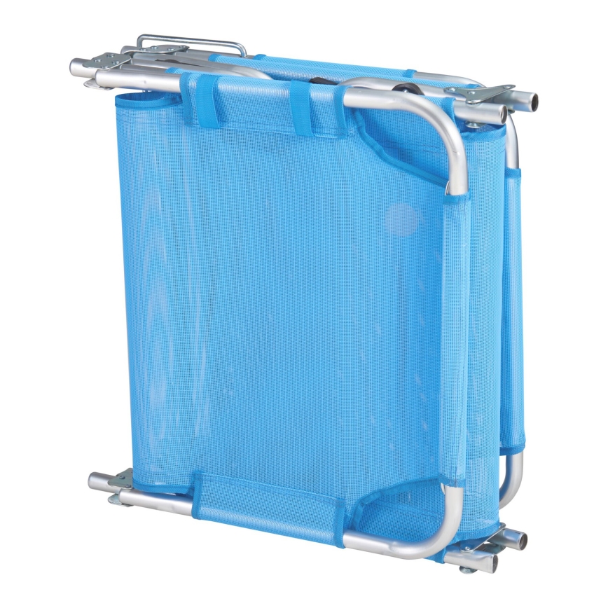Espreguiçadeira reclinável dobrável SUNO 56x190 cm azul