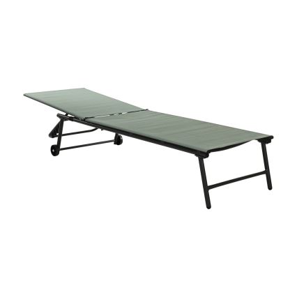 Espreguiçadeira reclinável TERA 57 x 185 cm verde