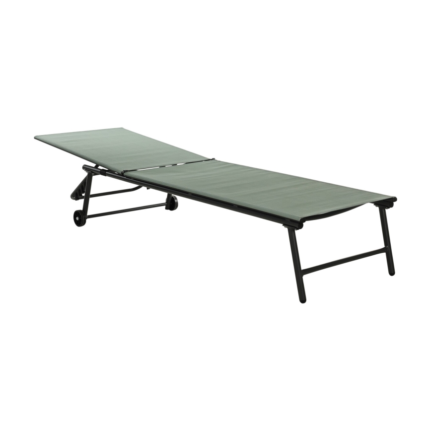 Espreguiçadeira reclinável TERA 57 x 185 cm verde