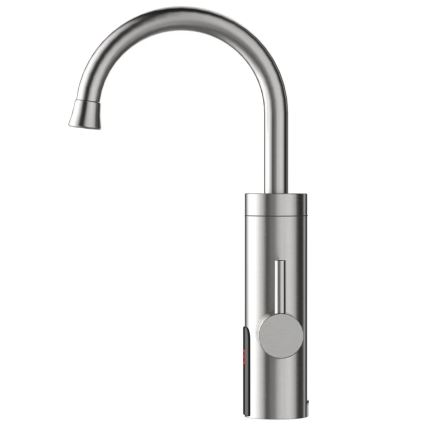 Esquentador de água instantâneo com ecrã LED 3000W/230V IPX4 aço inoxidável