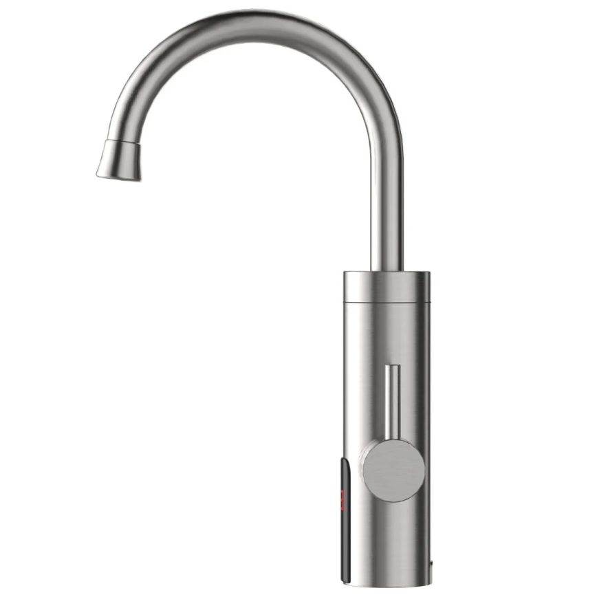 Esquentador de água instantâneo com ecrã LED 3000W/230V IPX4 aço inoxidável