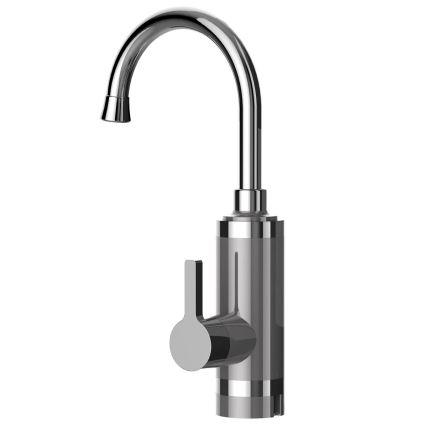 Esquentador de água instantâneo com ecrã LED 3000W/230V IPX4 aço inoxidável