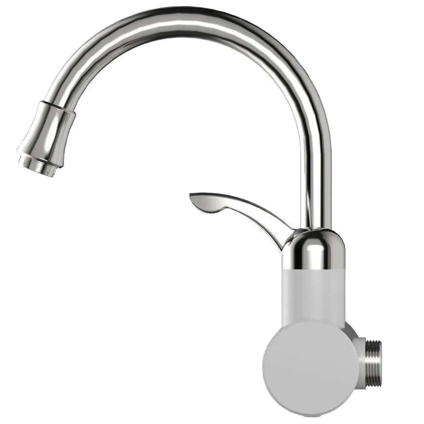 Esquentador de água instantâneo com ecrã LED 3000W/230V IPX4 branco