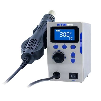 Estação de ar quente com ecrã LCD 800W/230V