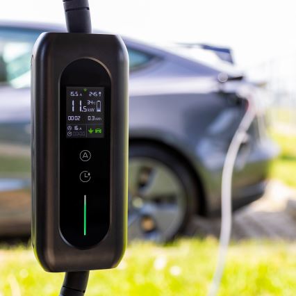 Estação de carregamento para veículos elétricos Tipo 2 5 m 22 kW 32 A IP54 Tuya