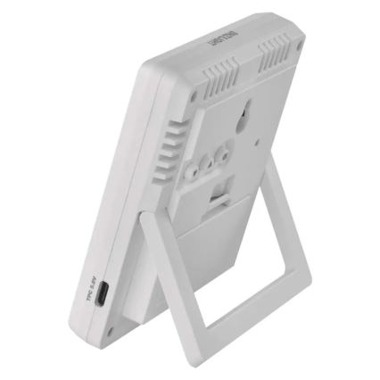 Estação meteorológica 5V (alimentação: 2×AAA + 2×AAA) — preta