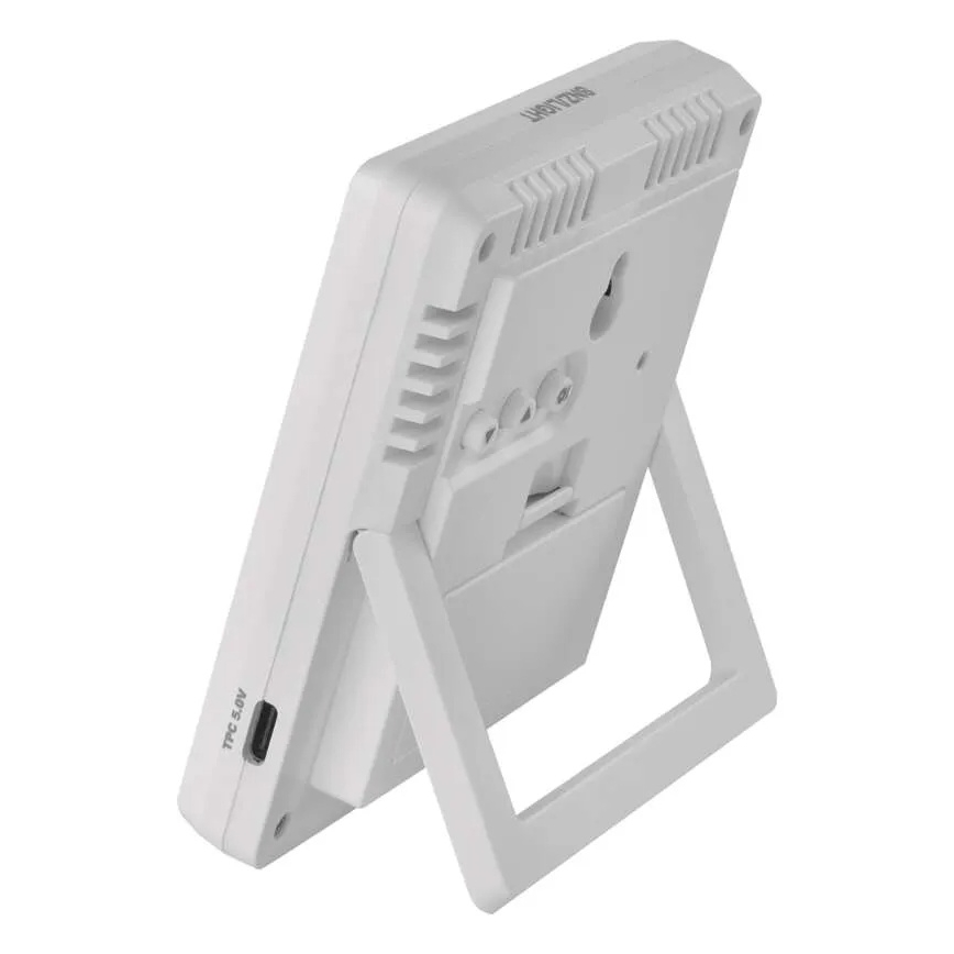 Estação meteorológica 5V (alimentação: 2×AAA + 2×AAA) — preta