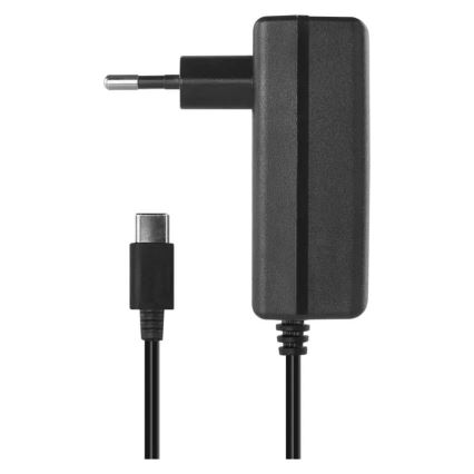 Estação meteorológica com carregamento sem fios 5V 2xAA + 2xAAA preta