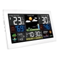 Estação meteorológica com ecrã LCD a cores 5V/2xAA + 2xAA